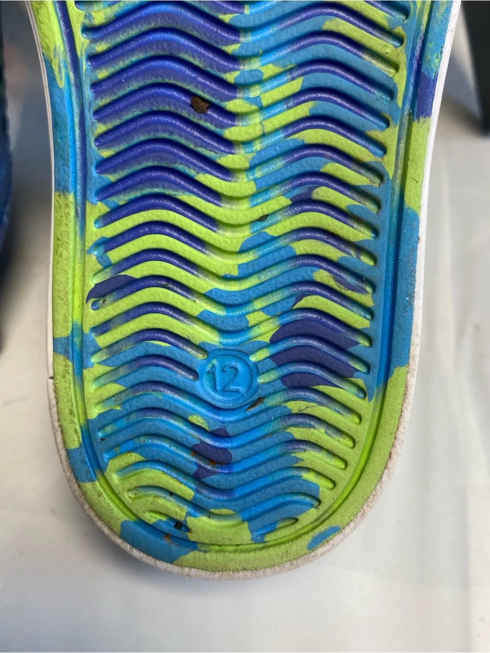 Skechers Foamies Guzman Steps Solar Surge Slip-On Blue/Lime Toddler 12